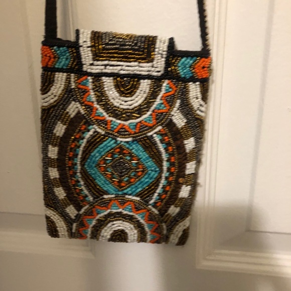 Beautiful beaded cross body bag - Picture 3 of 3